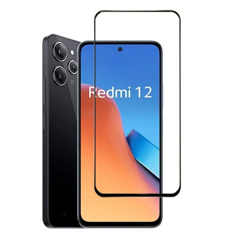 GENERICO - Lamina Mica Vidrio Templado Completa Para Redmi 12 4G