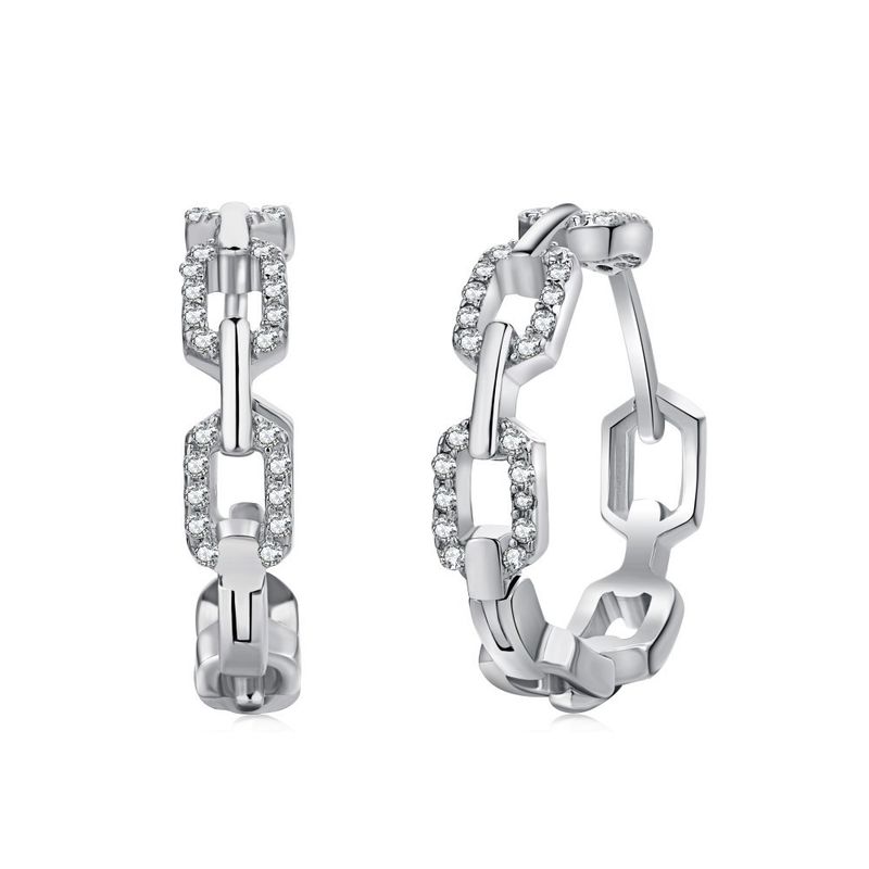 GENERICO - Aros Argolla de Plata 925 - Olimpia Silver - 18mm