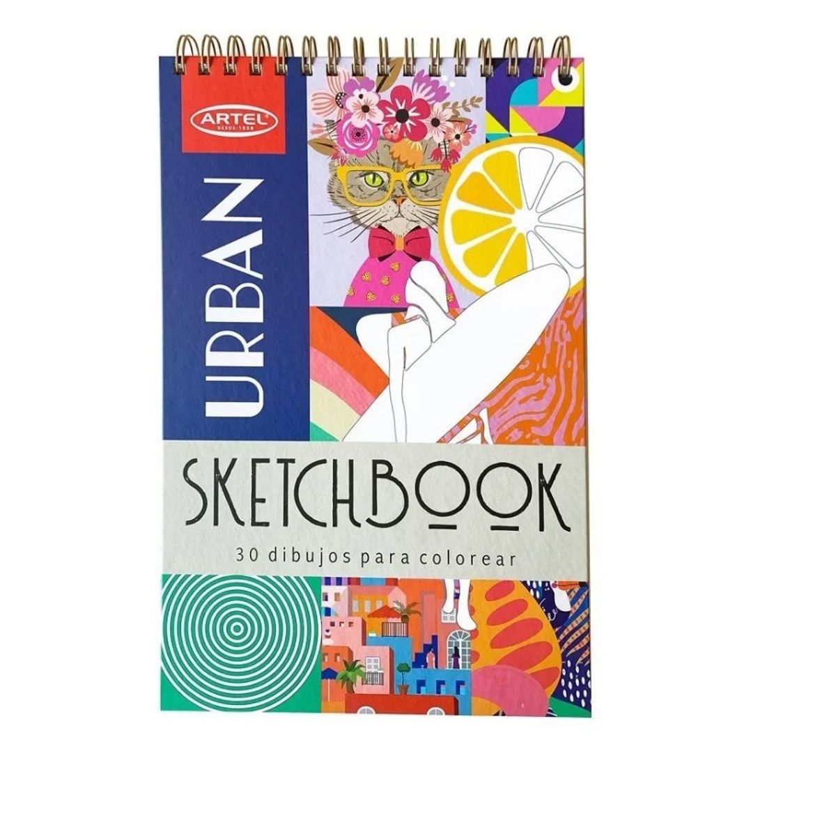 ARTEL - Sketchbook 60 hojas colorear y dibujar hojas gruesas
