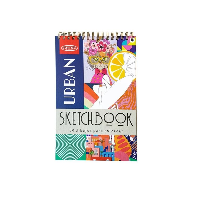 ARTEL - Sketchbook 60 hojas colorear y dibujar hojas gruesas