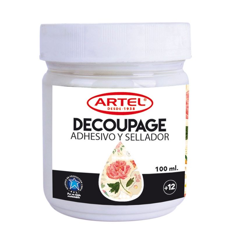 ARTEL - Frasco adhesivo y sellador Decoupage 100ml