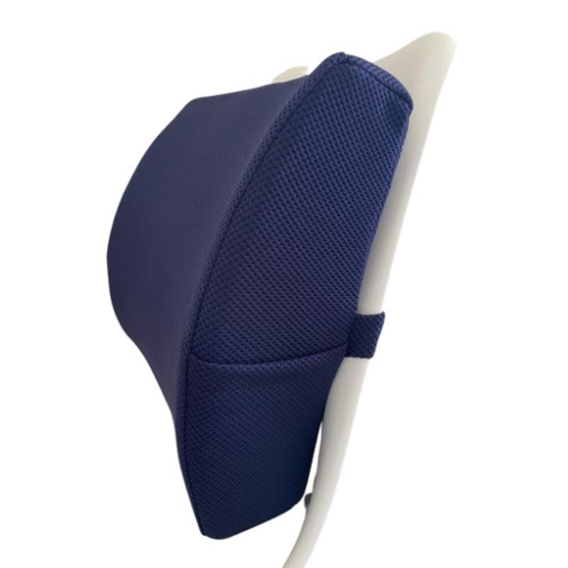 GENERICO - Cojín Soporte Lumbar Viscoelástico Azul.