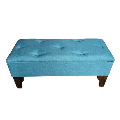 Imagen 2 del producto Banqueta Baúl turquesa Lino Muebles Rimar