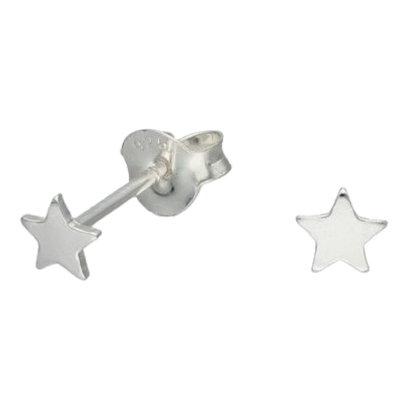 GENERICO - Aros de estrella 3 mm de plata 925