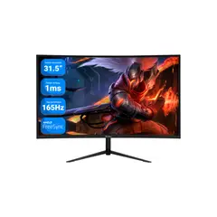 KOLKE - Monitor Gamer Curvo 31.5" Full HD 165Hz 1ms Freesync