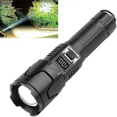 OEM - Linterna Táctica Potente Led Zoom 10000 Lm Recargable