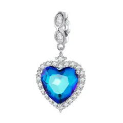 NAZ - Charm plata - Corazón del mar