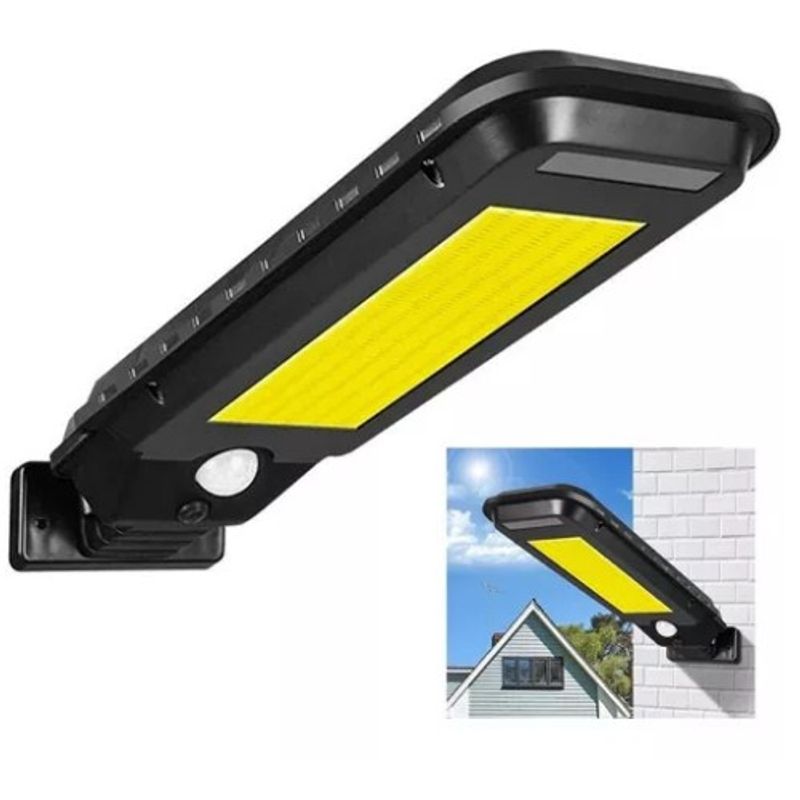 GENERICO - Lampara Led Solar Con Panel Y Sensor T100-A SG101862
