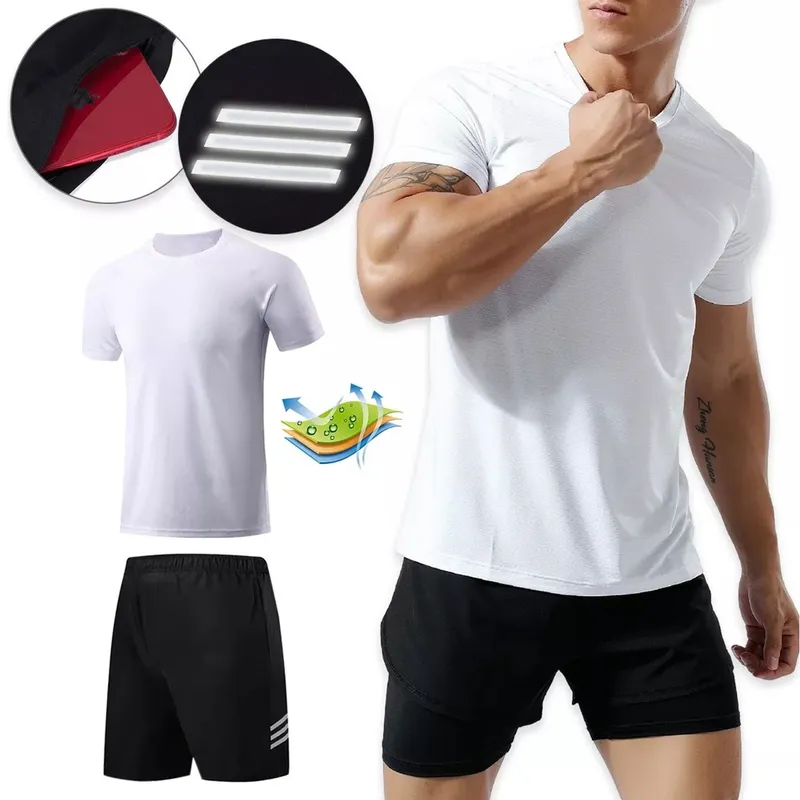 EDWINAYY - Conjunto Deportivo Hombre Short Polera Equipos Colore Futbol