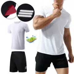 EDWINAYY - Conjunto Deportivo Hombre Short Polera Equipos Colore Futbol