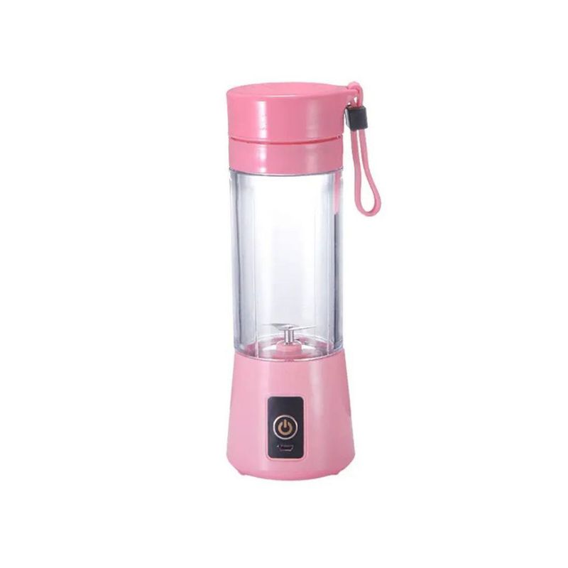 BABYLUNA - Licuadora Batidora Juguera Portátil USB Recargable 400ML Rosado