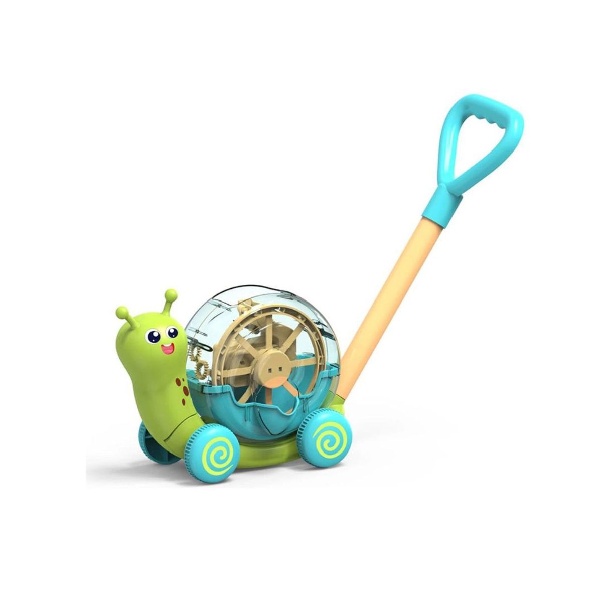 BABYLUNA - Carrito Caminador de Arrastre Lanza Burbujas para Niños