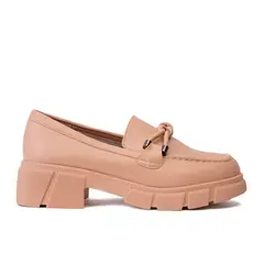 THUNDER BLUE - Mocasín Mujer Beige Arlet