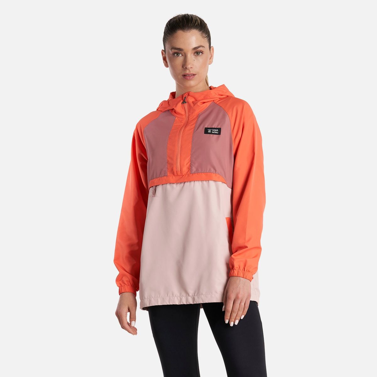 HAKA HONU - Chaqueta Mujer Aperrao 14 zip Coral Haka Honu