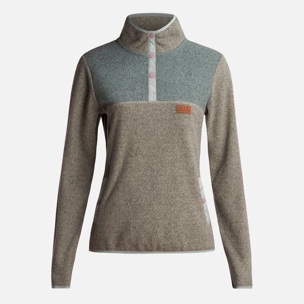 HAKA HONU - Poleron Mujer Tokerau Crema Haka Honu