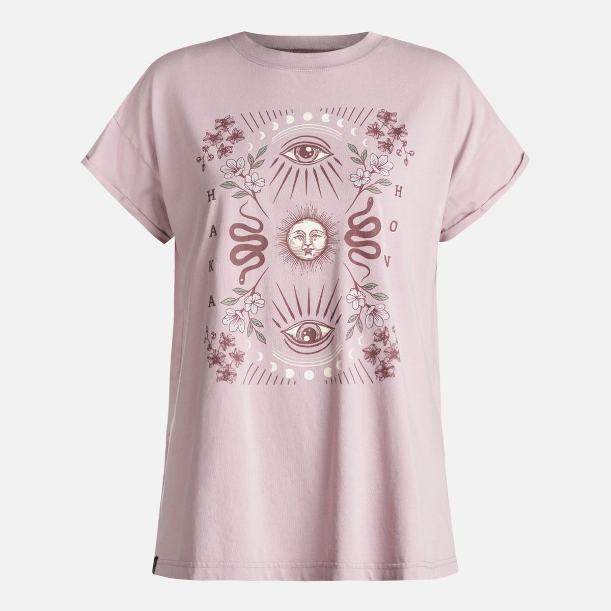 HAKA HONU - Polera Mujer Garza Lila Haka Honu