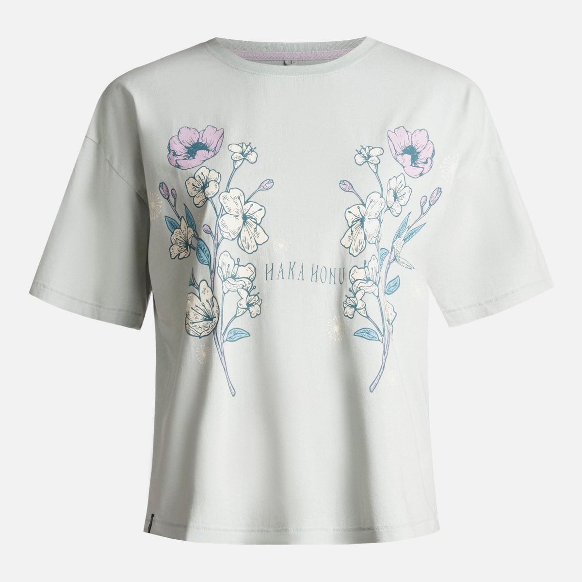 HAKA HONU - Polera Mujer Gorrion Verde Grisaceo Haka Honu