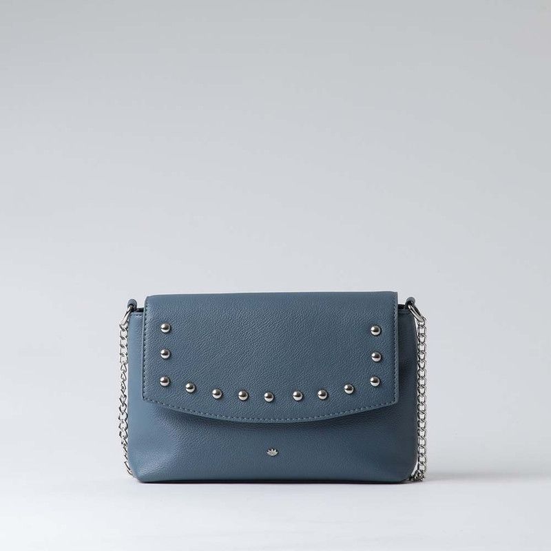 I D - Cartera Cruzada Hipica Azul i-D
