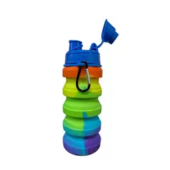 GENERICO - Botella de Agua Portátil PLegable BPA Free Silicon 420ml