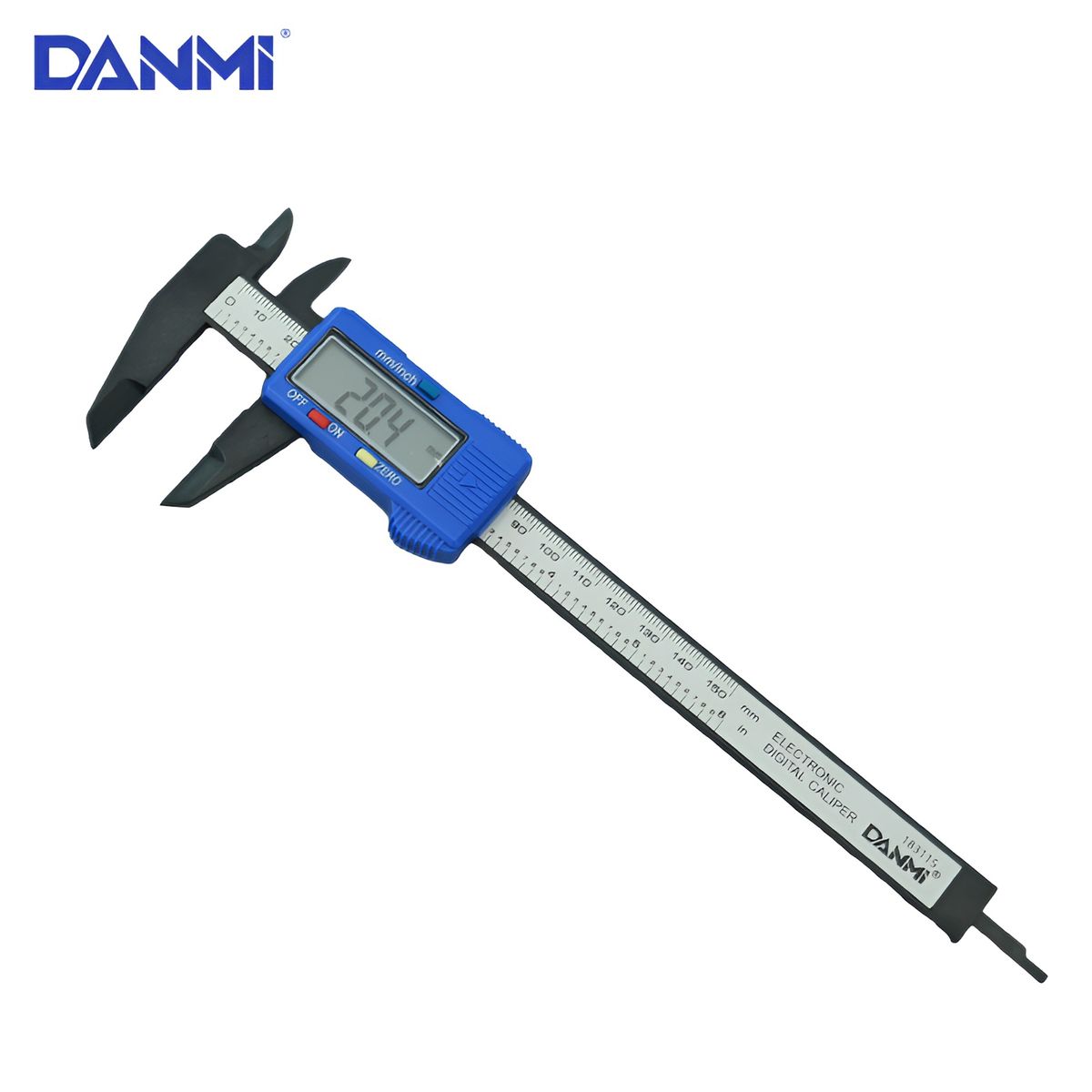 GENERICO - Medición De Calibre Digital De Fibra De Carbono De 150 Mm.