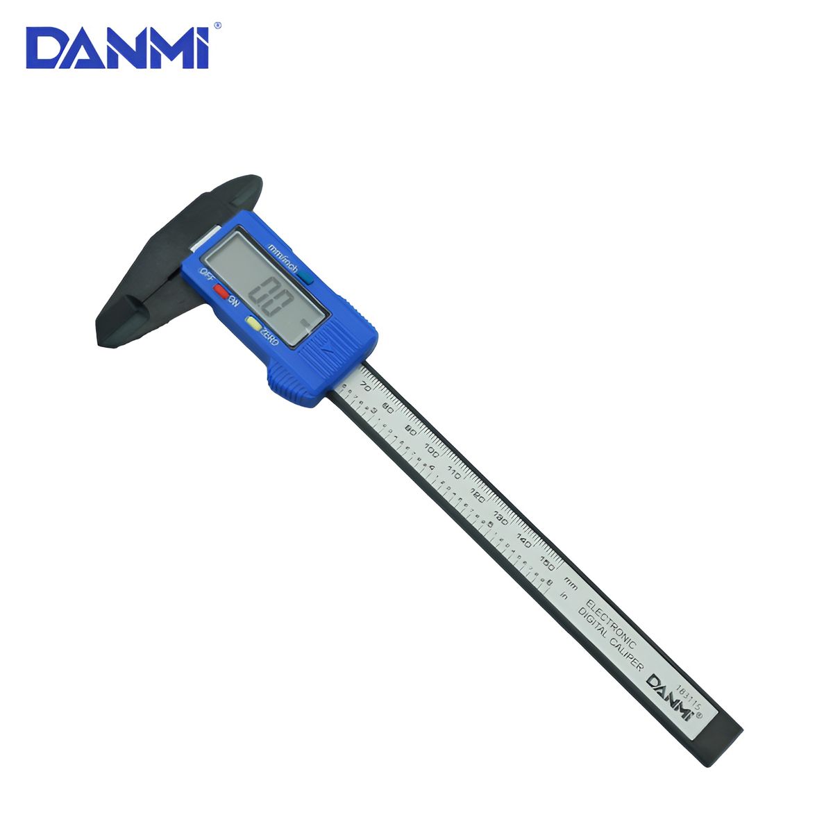 GENERICO - Medición De Calibre Digital De Fibra De Carbono De 150 Mm.