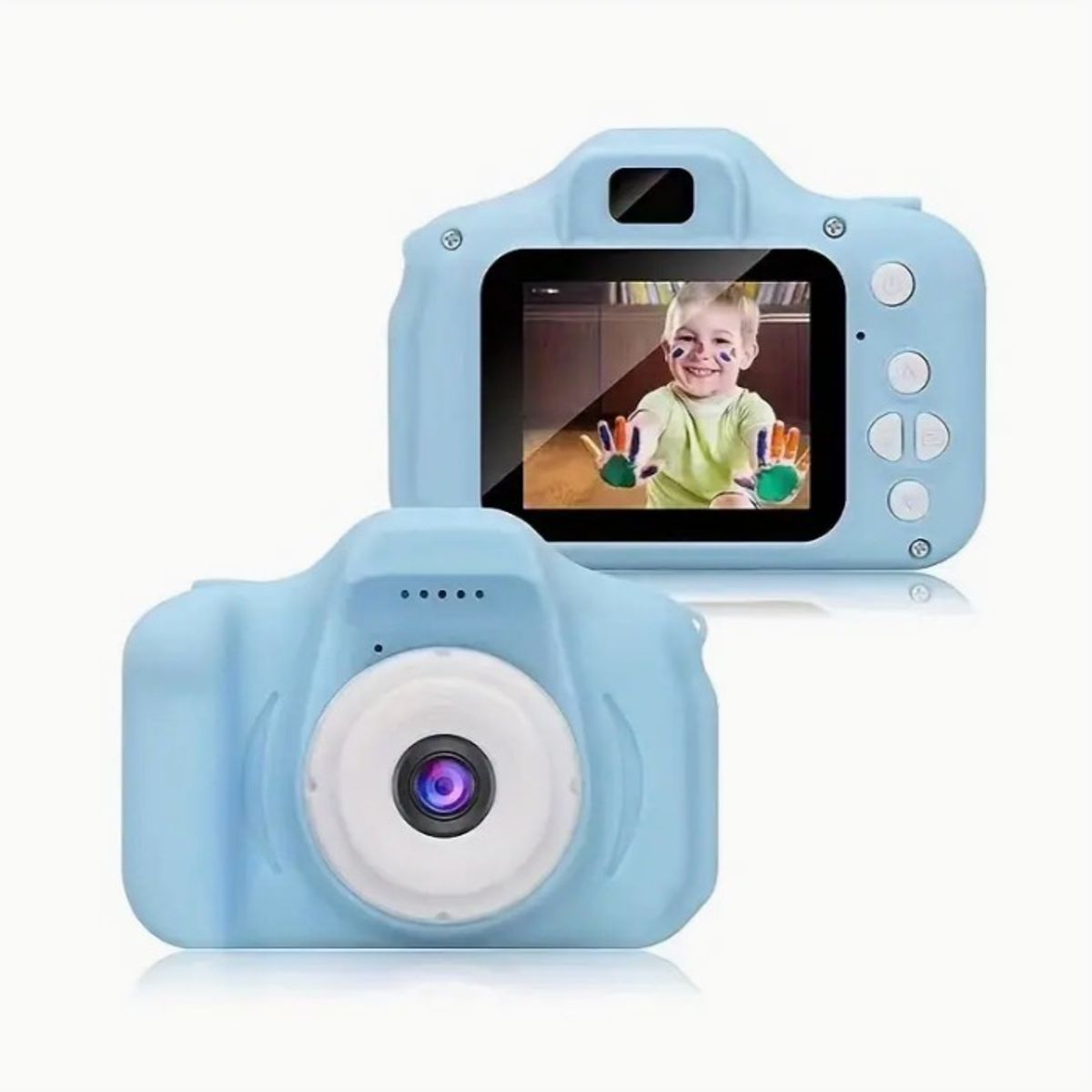 GENERICO - Mini cámara Digital portátil Para Niños CELESTE