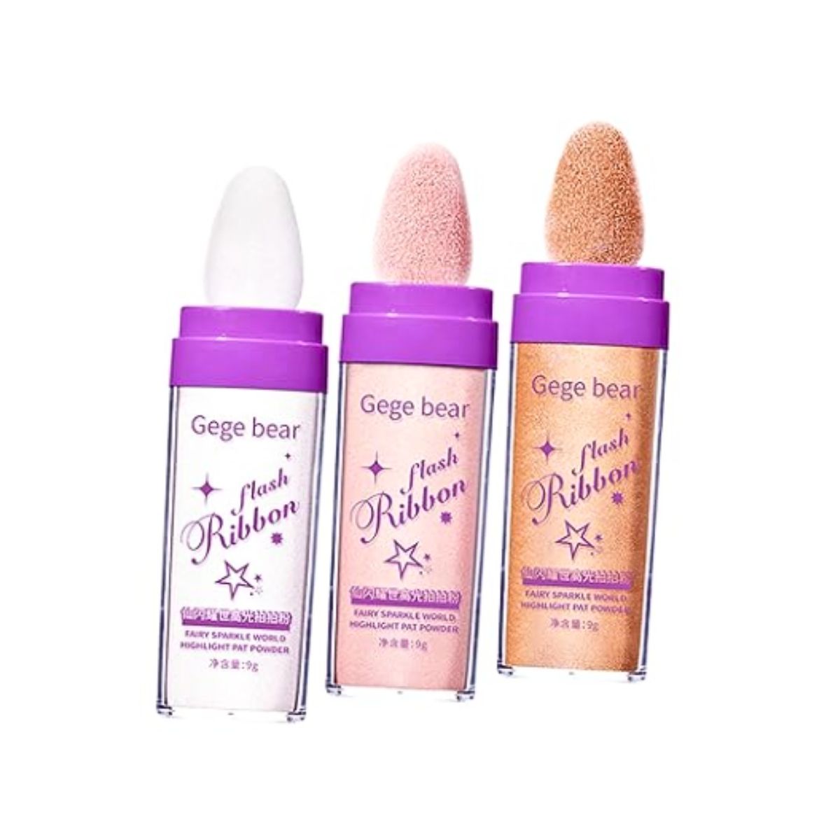 GENERICO - Set 3 Iluminador Polvo De Hadas Para Rostro Y Cuerpo