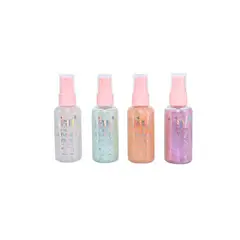 GENERICO - Set 4 Iluminador En Spray Para Rostro Y Cuerpo Colores 60 ml