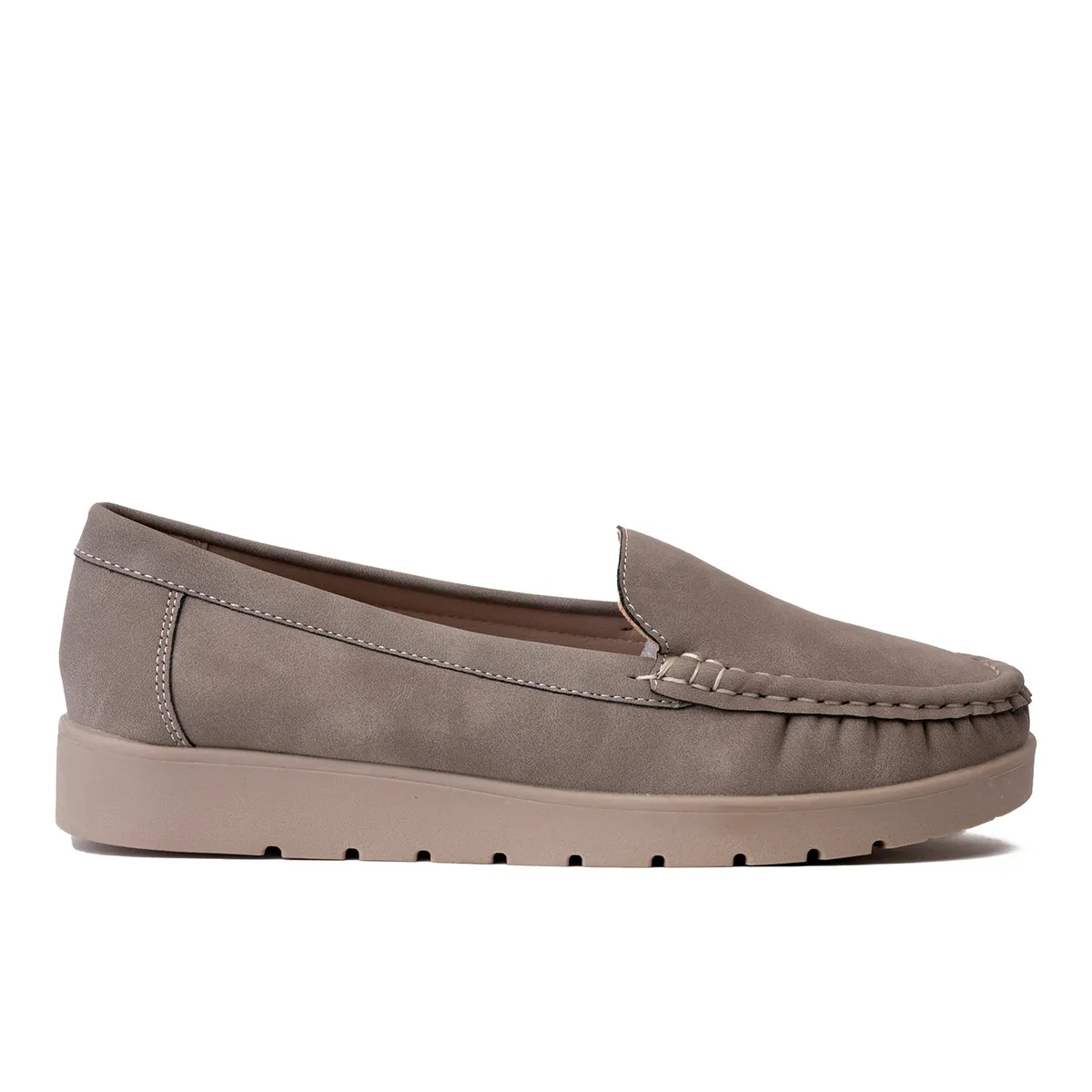 THUNDER BLUE - Mocasín Mujer Gris Eladia Thunder Blue