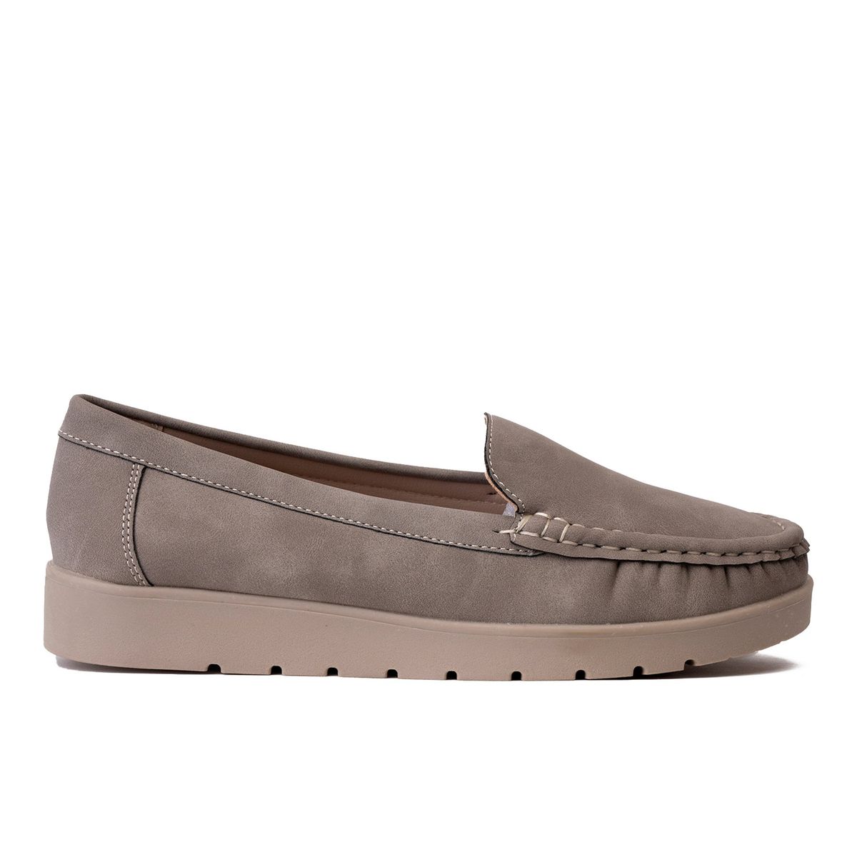 THUNDER BLUE - Mocasín Mujer Gris Eladia Thunder Blue