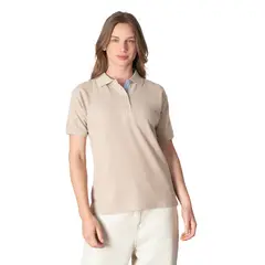 INDUSBORD - Polera Piqué Sail Colletion Premium Detalle en Botonera Mujer