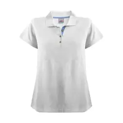 INDUSBORD - Polera Piqué Sail Colletion Premium Detalle en Botonera Mujer