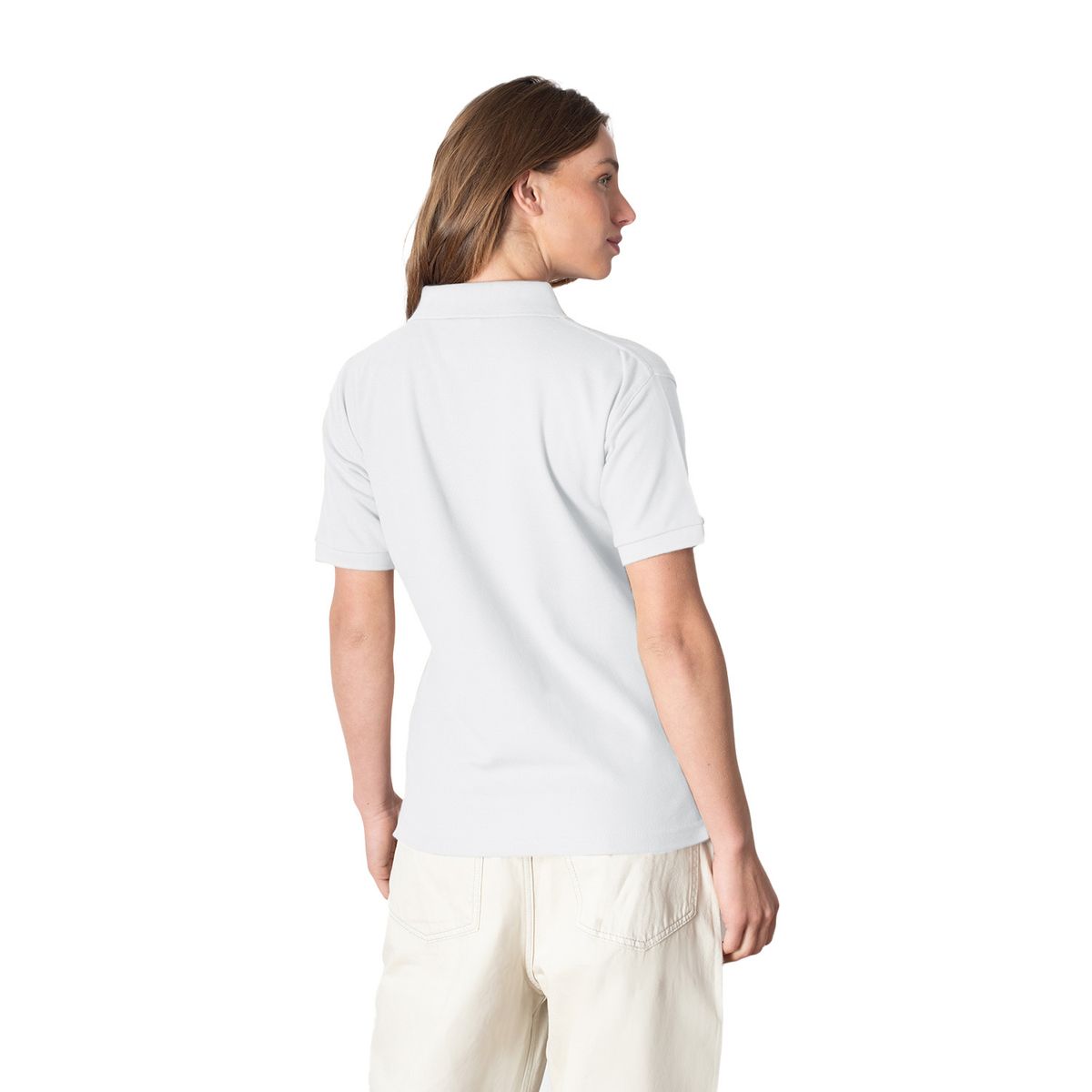 INDUSBORD - Polera Piqué Sail Colletion Premium Detalle en Botonera Mujer