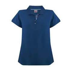 INDUSBORD - Polera Piqué Sail Colletion Premium Detalle en Botonera Mujer