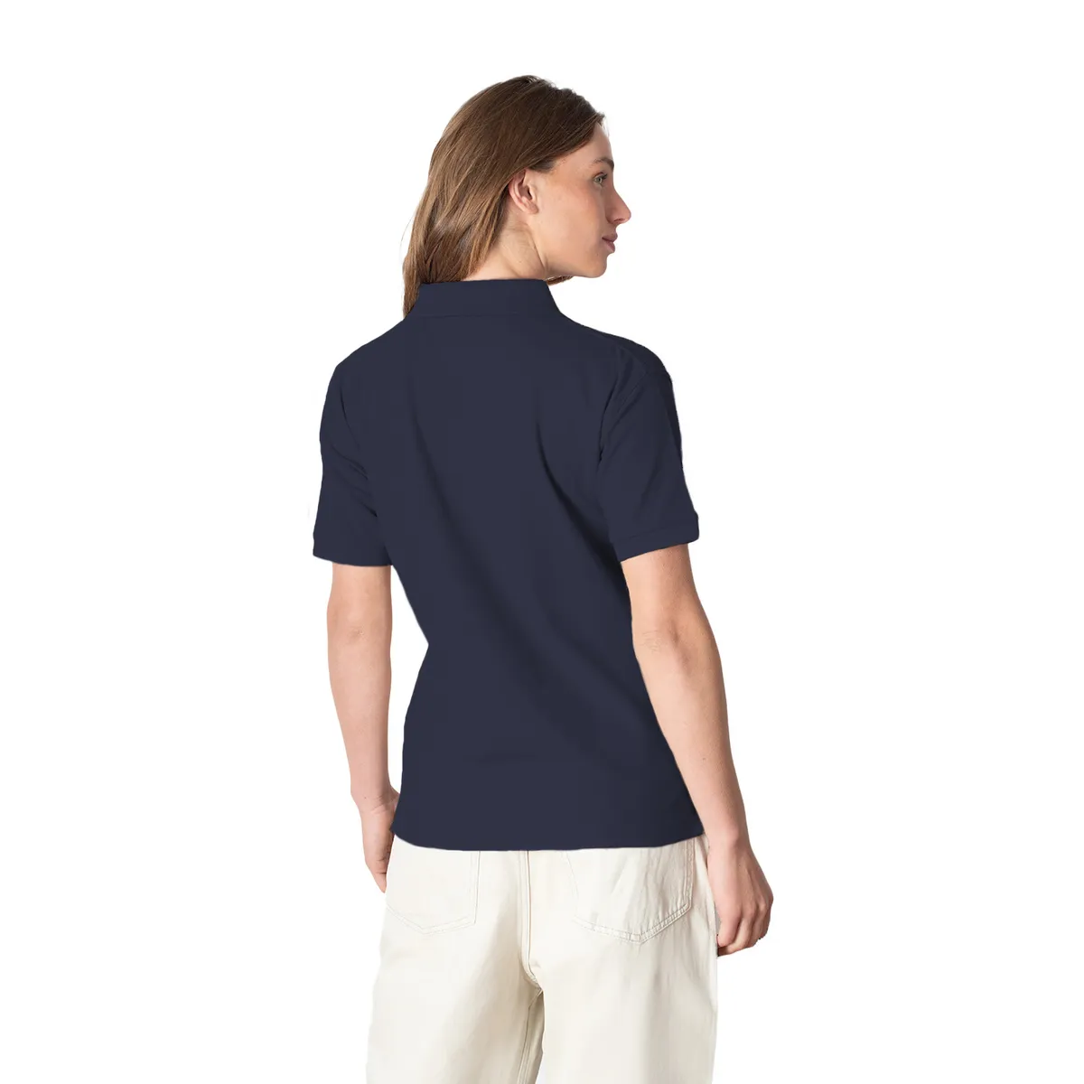 INDUSBORD - Polera Piqué Sail Colletion Premium Detalle en Botonera Mujer