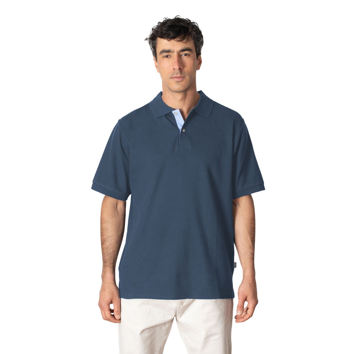 INDUSBORD - Polera Piqué Sail Colletion Detalle Especial En Botonera Hombre Uv