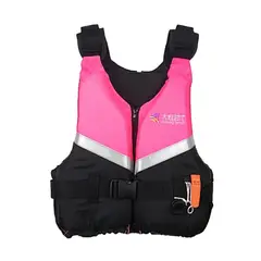 GENERICO - Chaleco salvavidas Talla L Rosa Negro Bighouse