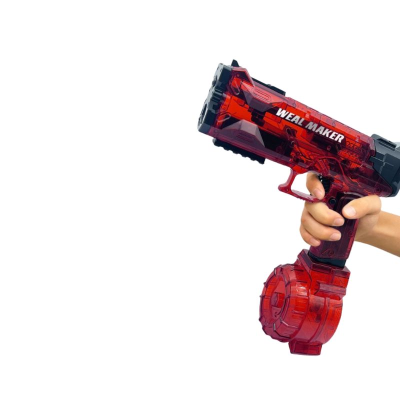 GENERICO - Pistola Roja de Agua Recargable de Alta Capacidad para Niños