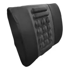 GENERICO - Cojín Lumbar Respaldo Ergonómico Almohada Auto NEGRO