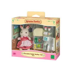 SYLVANIAN FAMILIES - Mamá Coneja Chocolate con Refrigerador