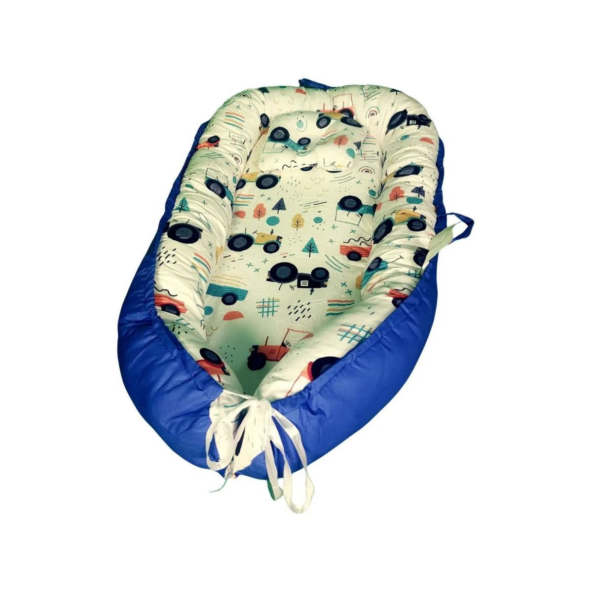 BABYLUNA - Cama Cojín Nido Colecho Con Almohada De Algodón Reforzada D7