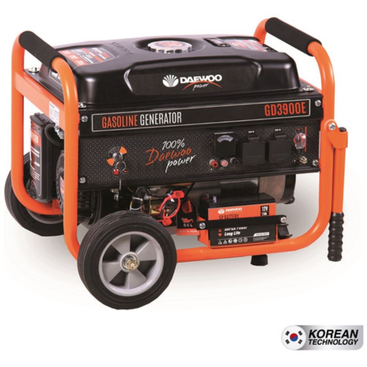 DAEWOO - Generador Eléctrico A Gasolina GD3900E 3kw 7 Hp 4t Daewoo