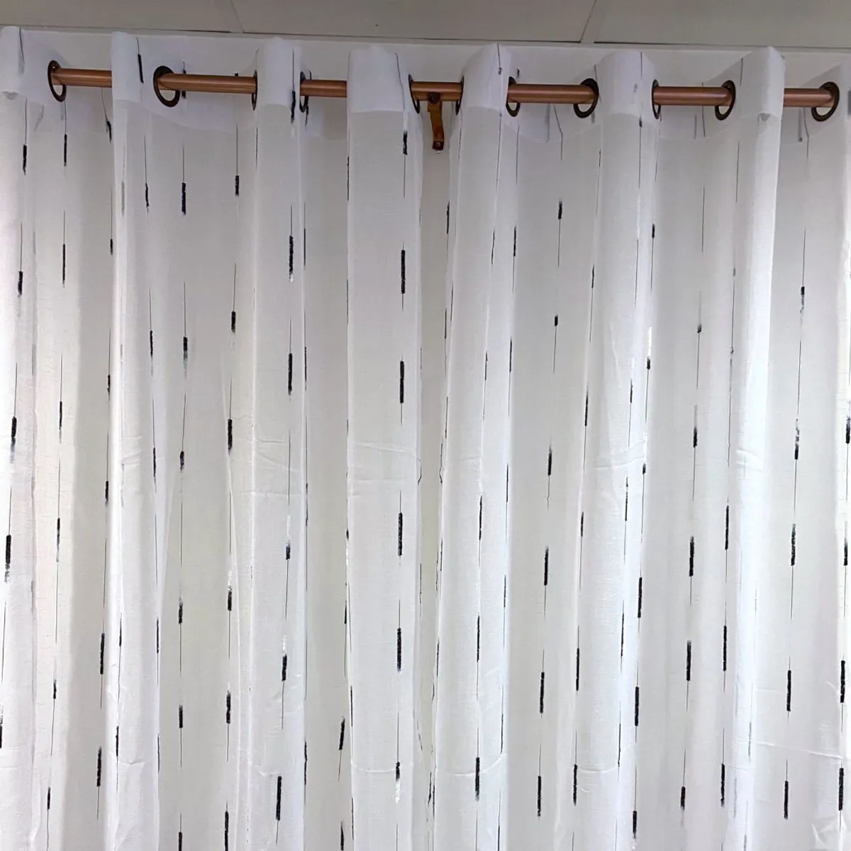 GENERICO - Set Visillo Lino Colores