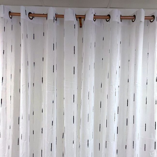 GENERICO - Set Visillo Lino Colores