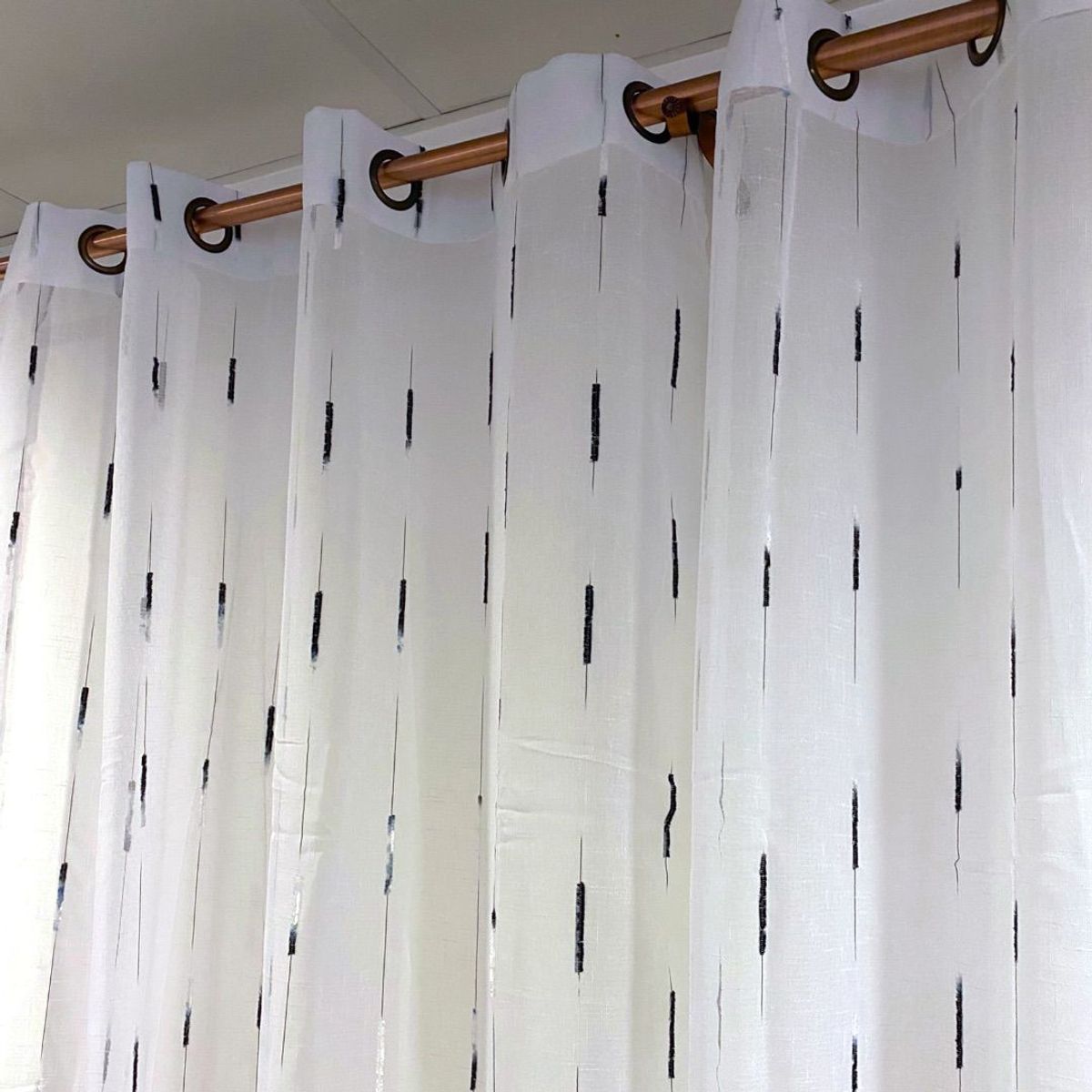 GENERICO - Set Visillo Lino Colores