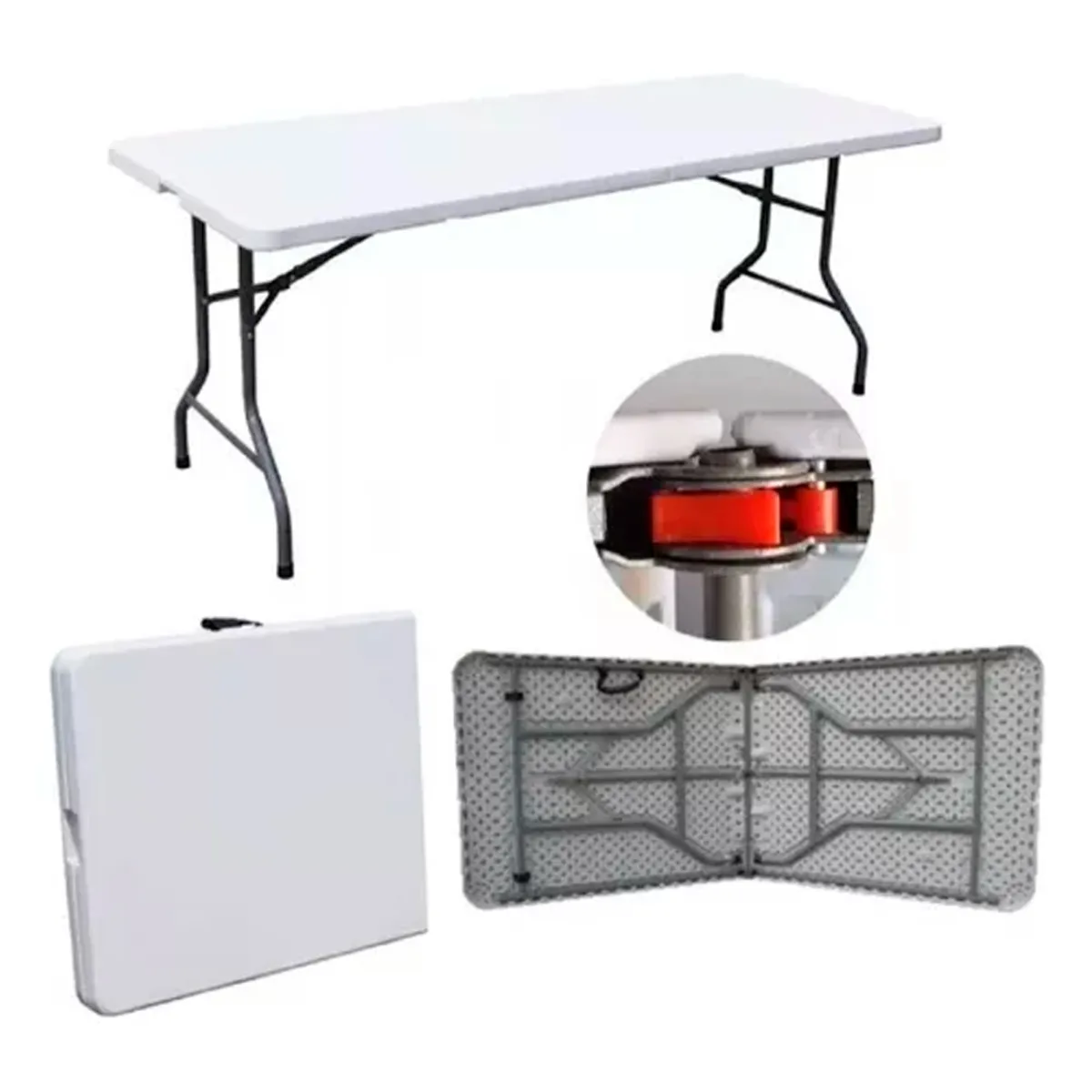 GENERICO - Mesa Plegable Tipo Maleta 1.80 Mts