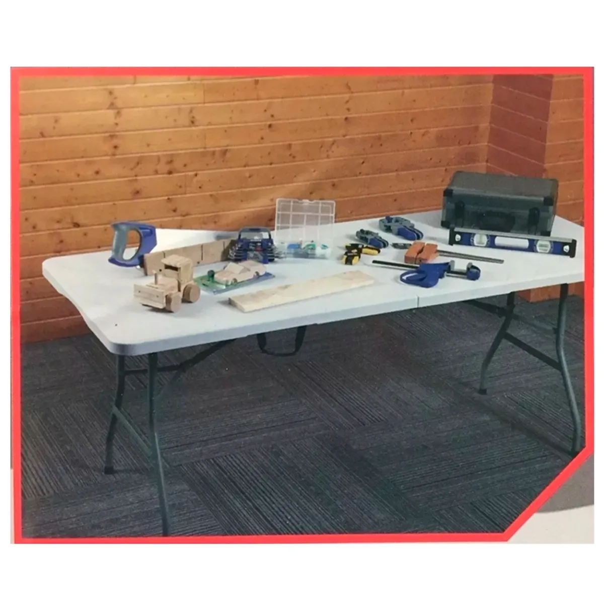 GENERICO - Mesa Plegable Tipo Maleta 1.80 Mts