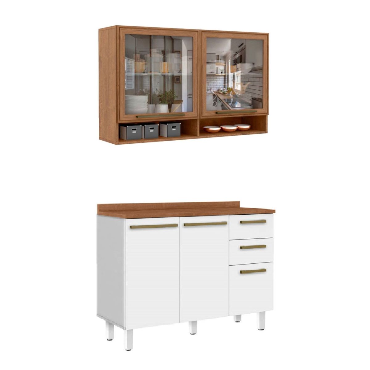 TAHUARI - Mueble de cocina Valentina blanconatura