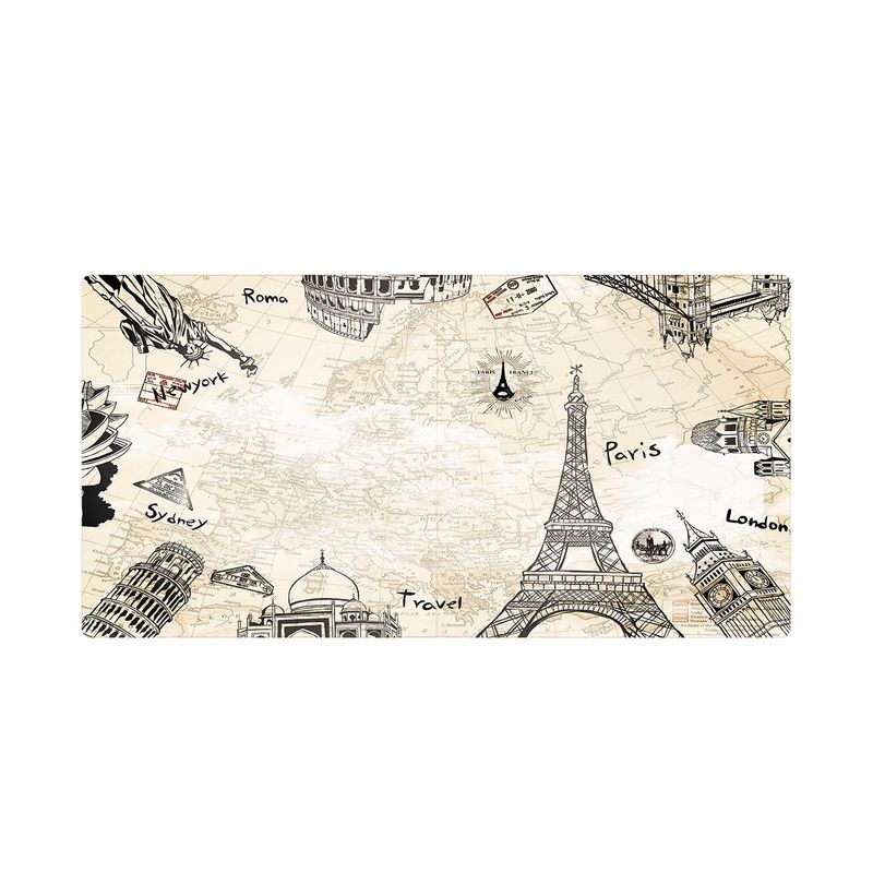 DAVANTI - Alfombra Mouse Pad Xl  Antideslizante Office Travel