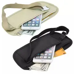 GAOR - Banano Invisible Seguridad Personal Discreta Anti-robos - Negro -